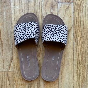 Leopard Sandals